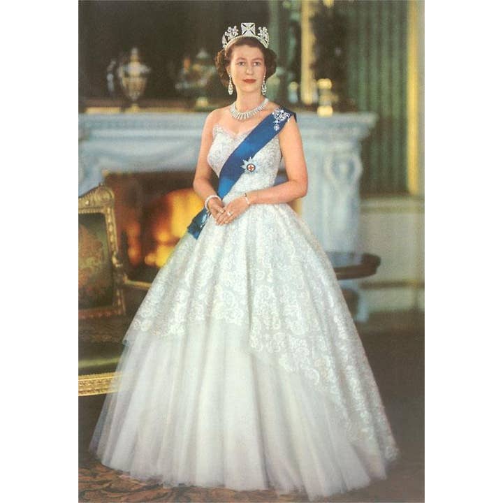Found Image Press – Engroshandel Magnet – Magnet EN-234 Unge Dronning Elizabeth II