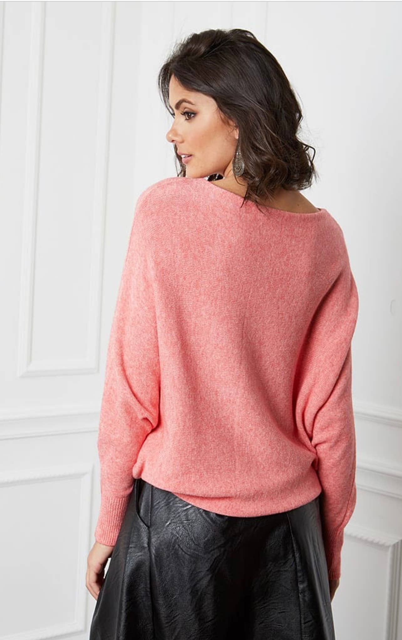 LÉA & LUC - Vendita all'ingrosso Maglione tricot - Donna - Maglione con maniche a pipistrello REF. 00996