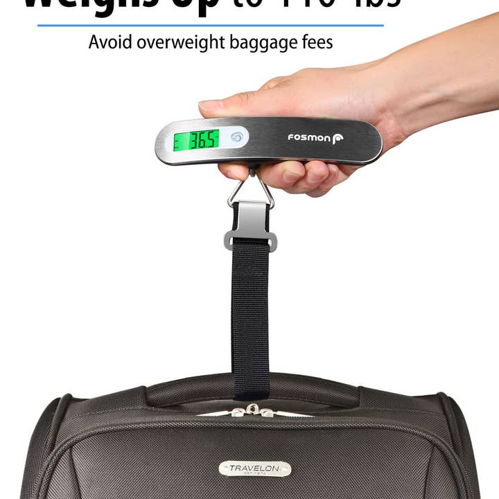 Fosmon - Wholesale Kitchen Tool/Gadget - 2-Pack Digital Luggage Scale with LCD Backlight, 110lbs2