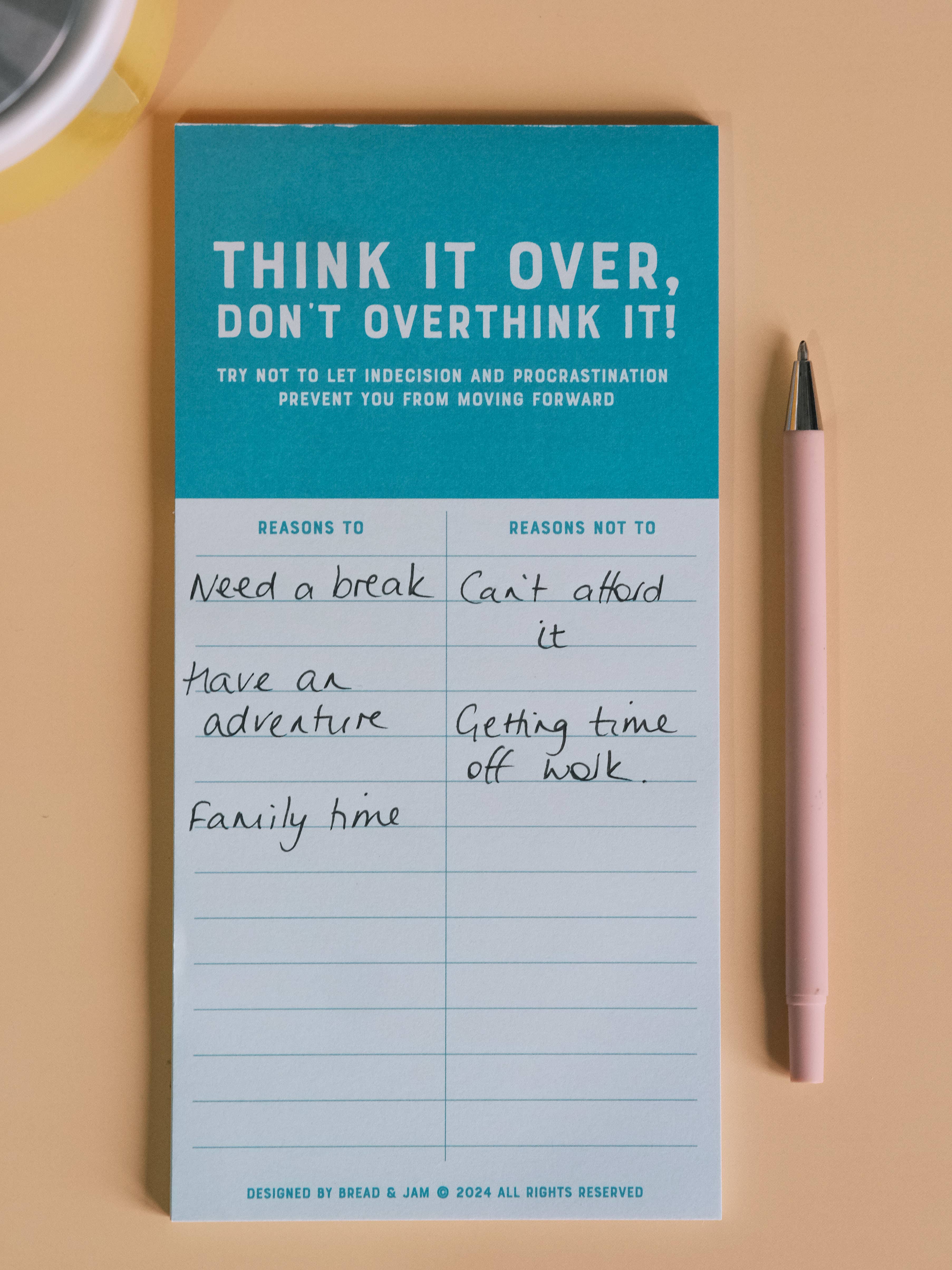 REMOVED BRAND - Vendita all'ingrosso Bloc notes - Pensaci sopra il blocco note2