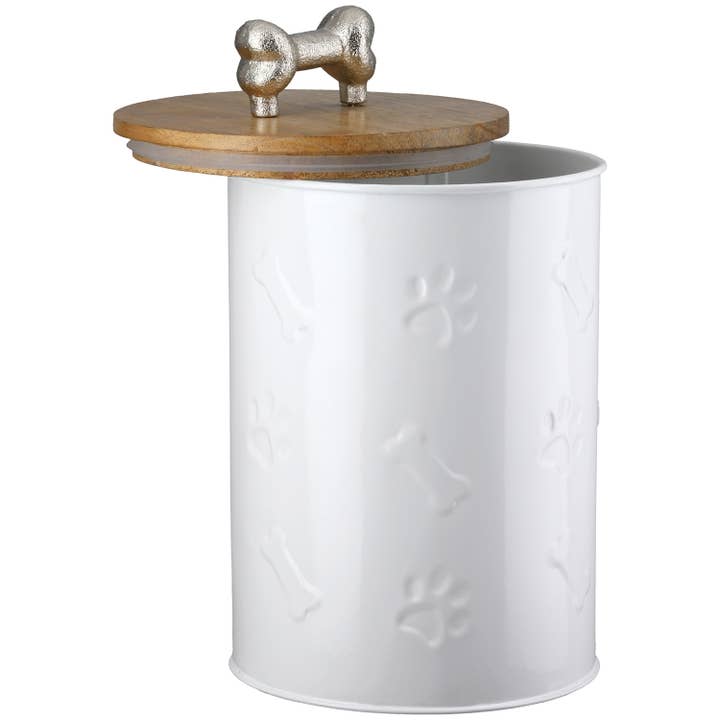 Cylindrical can treats white H. 23 cm, pack of 3 for wholesale on Faire2