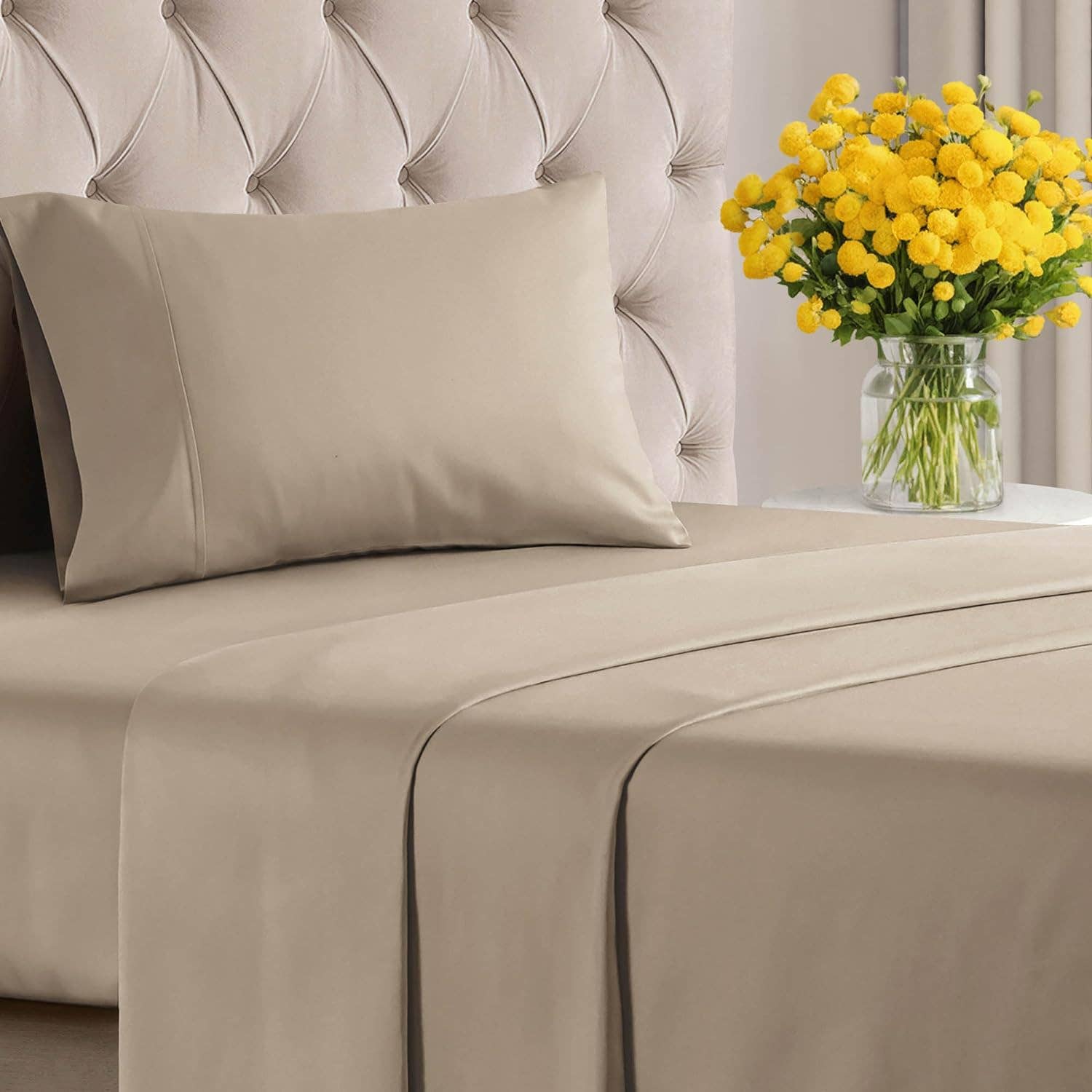 CGK Unlimited - Wholesale Sheet Set - Cotton 1000 Thread Count 4 Piece Sheet Set22