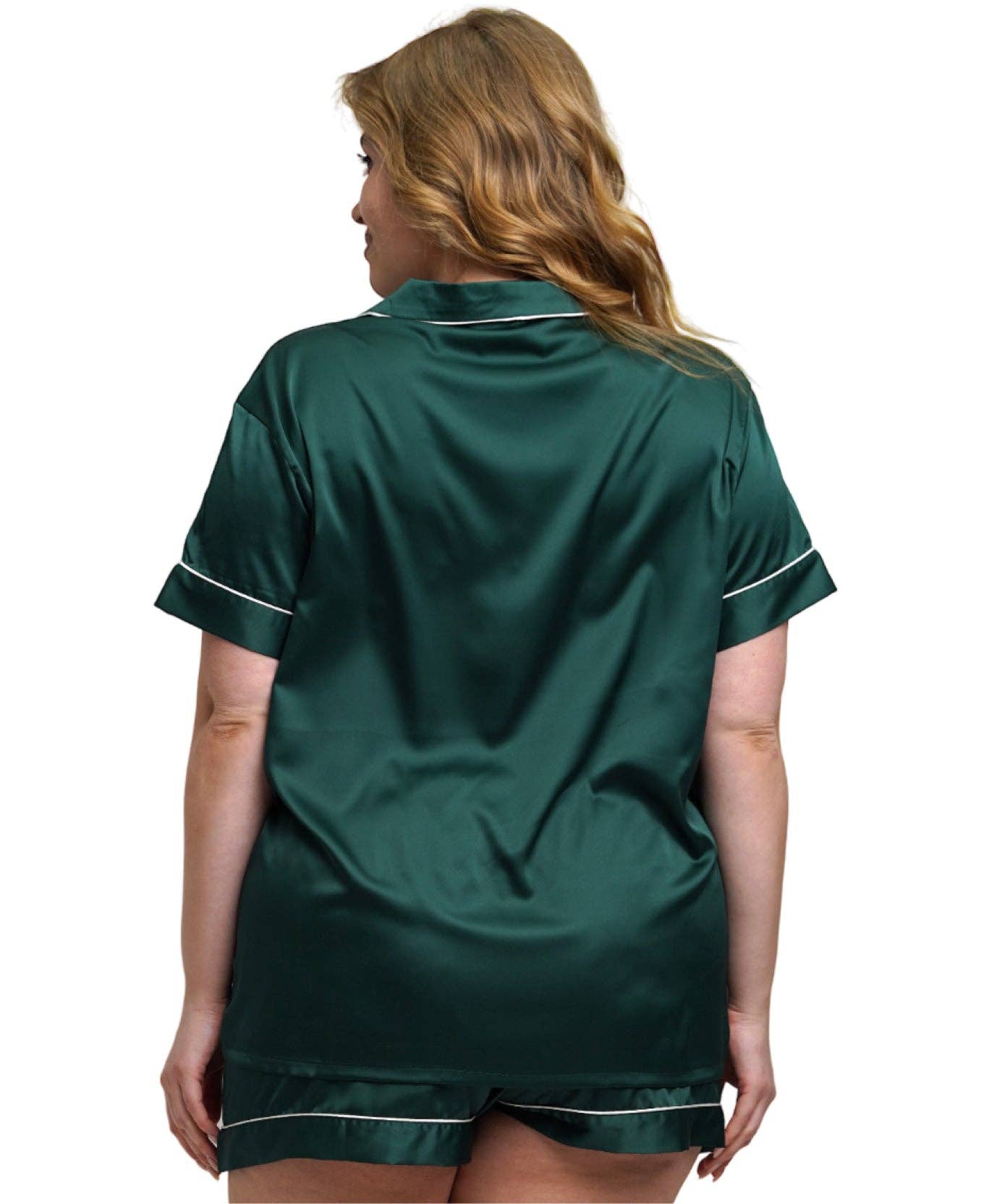 Taniri - Wholesale Sleepwear Set - Women's - ASHLEY SHORT MATTE SATIN PAJAMAS13