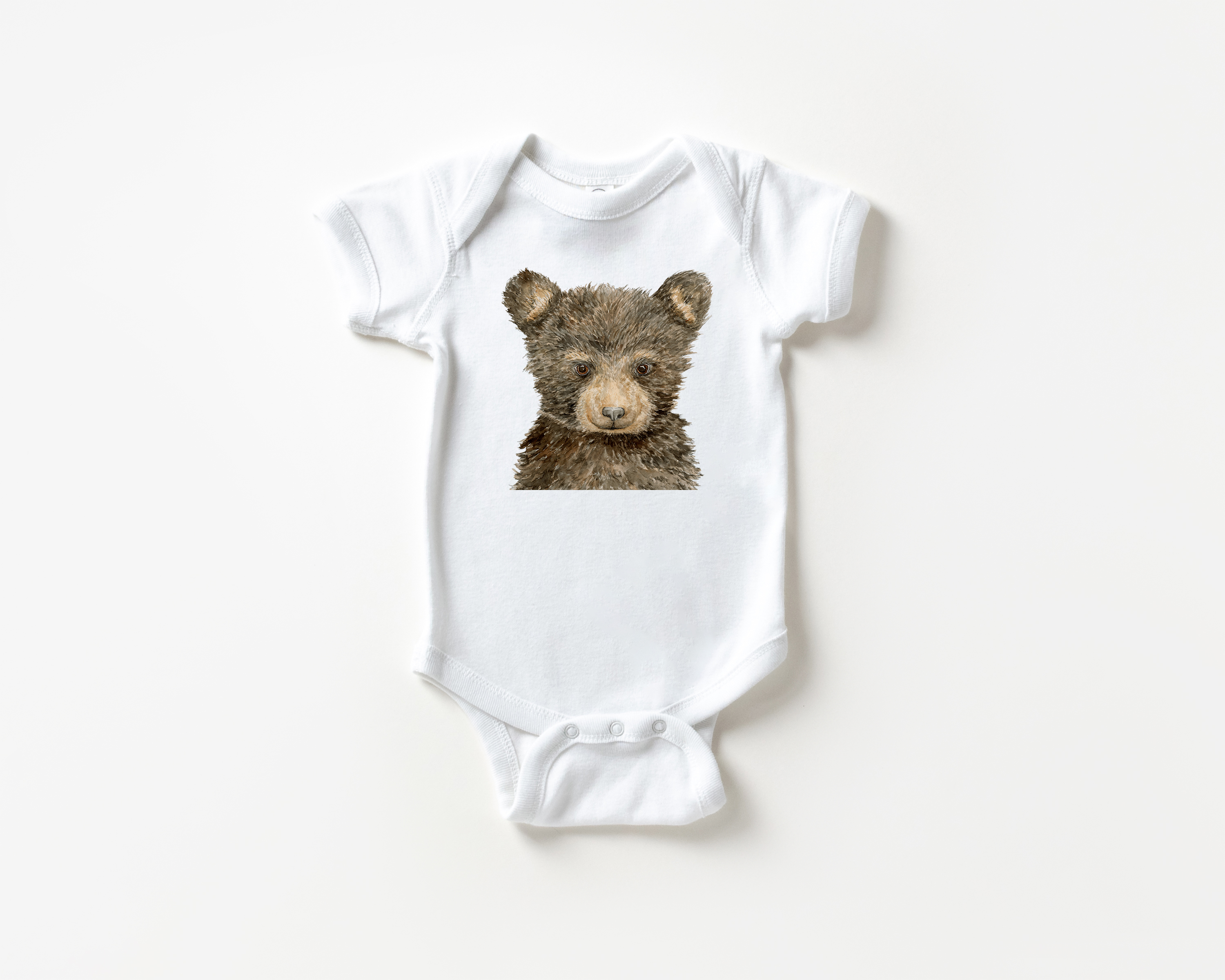 WLDFLWR Studio – Großhandel Body (ohne Füße) – Baby – Baby Bear Onesie® — Personalisierter Bear Baby Onesie®0
