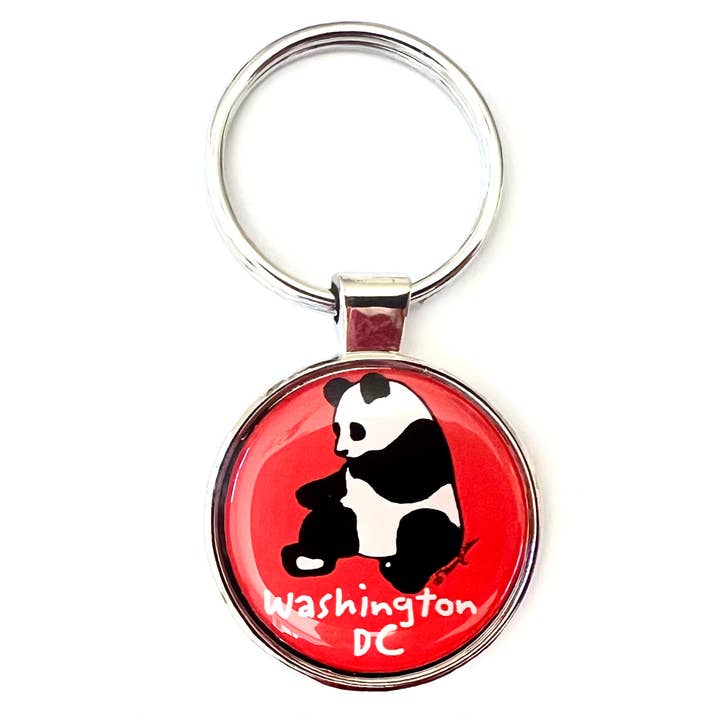 Mary Ellis - Wholesale Keychain - Unisex - Washington DC Panda Keychain | Washington DC Souvenir Gift
