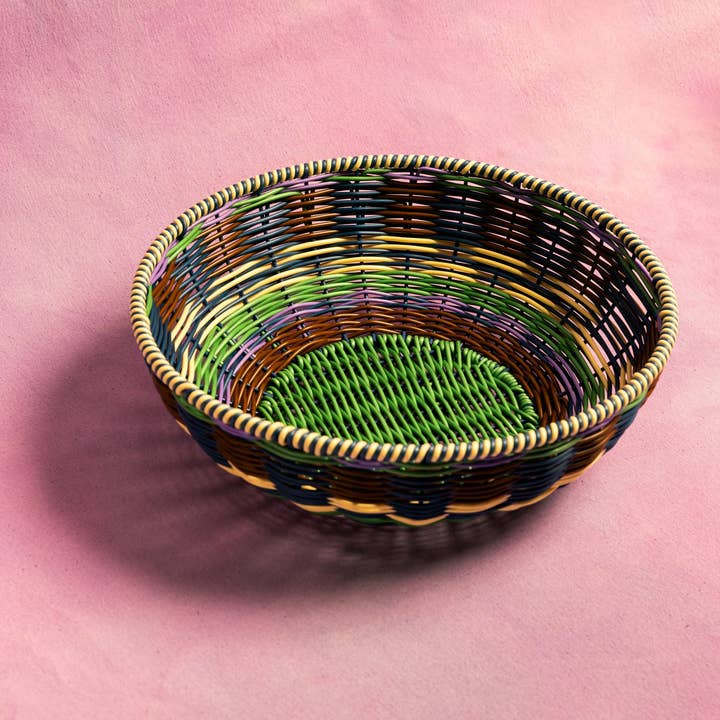 Maegen Woven Bowl - Brown/Green for wholesale by MÆGEN