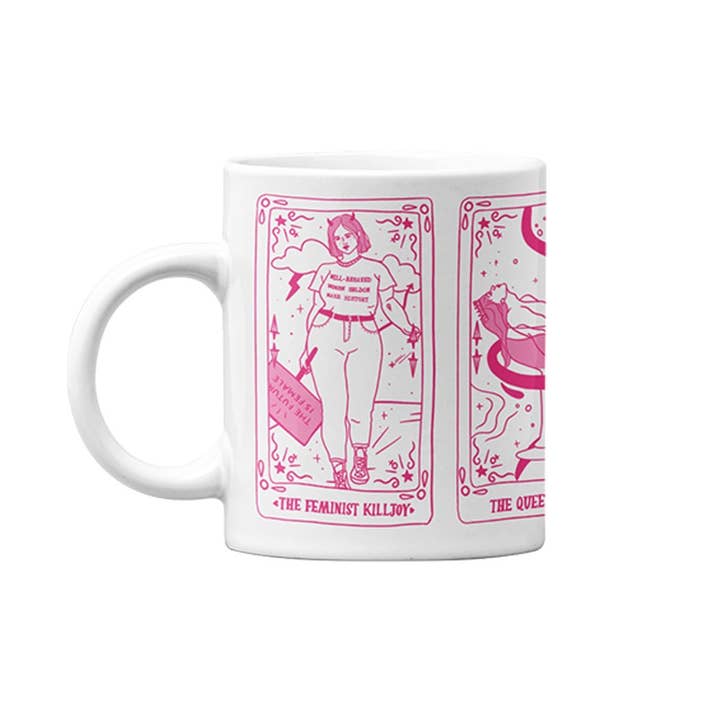 The Spark Company – wholesale Coffee mug – Magic Colour Changing Feminist Tarot Mug3