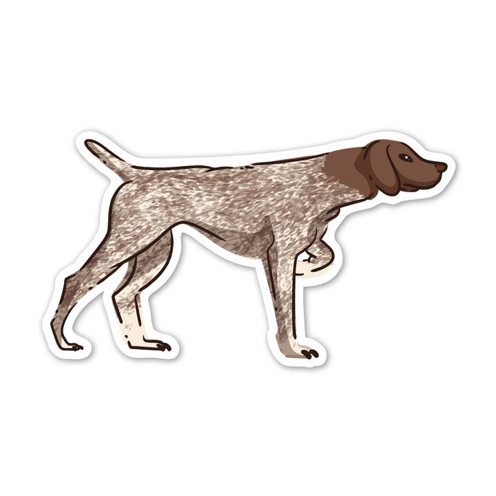 The Stickerie - Wholesale Phone & Laptop Stickers - German Shorthaired pointer Sticker0
