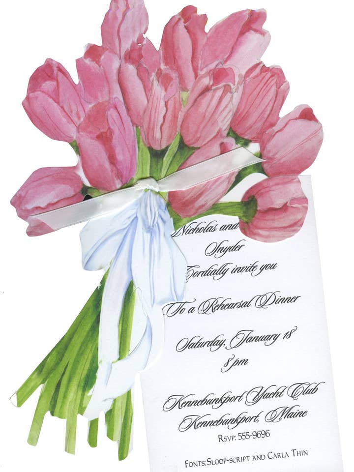 Invitations (Invitations découpées -AW915) pour la vente par Stevie Streck Designs