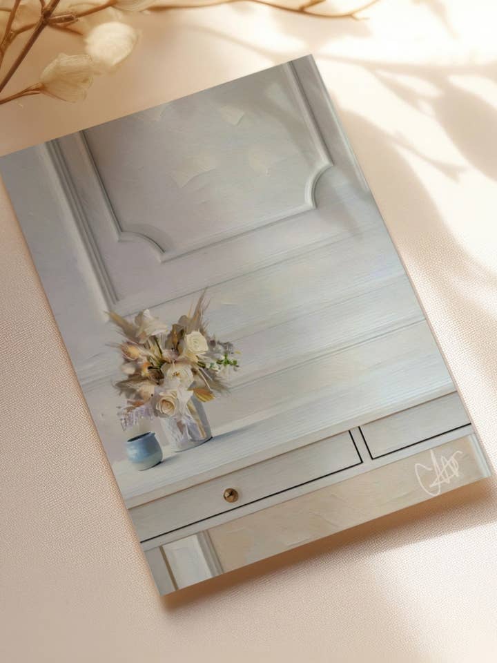 Cream Florals print for wholesale by Ramsaydigitals