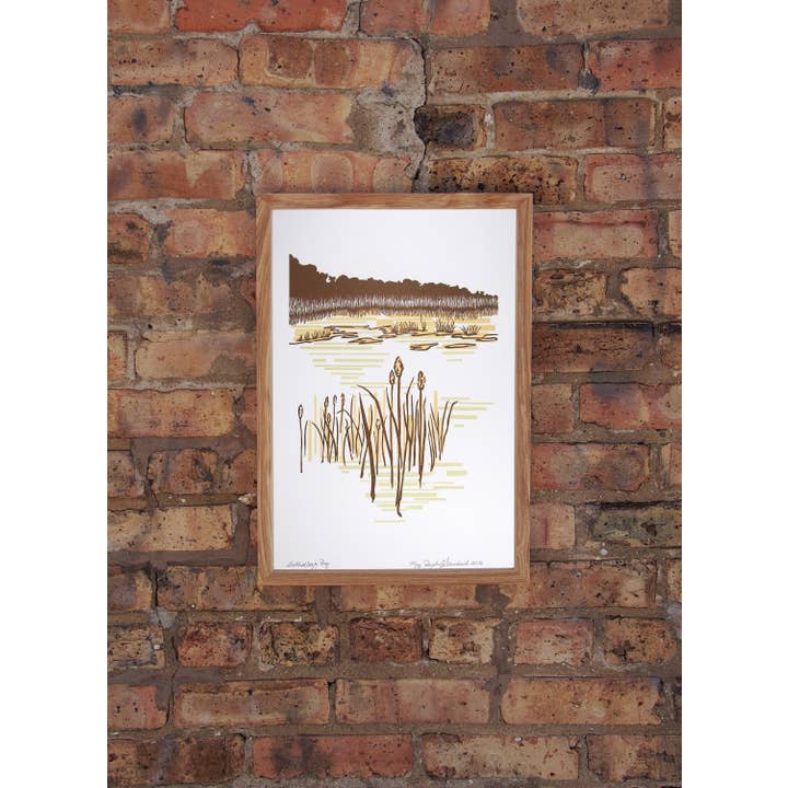 Current Location Press - Wholesale Art Print - Leatherleaf Bog - Limited Edition Letterpress Print3