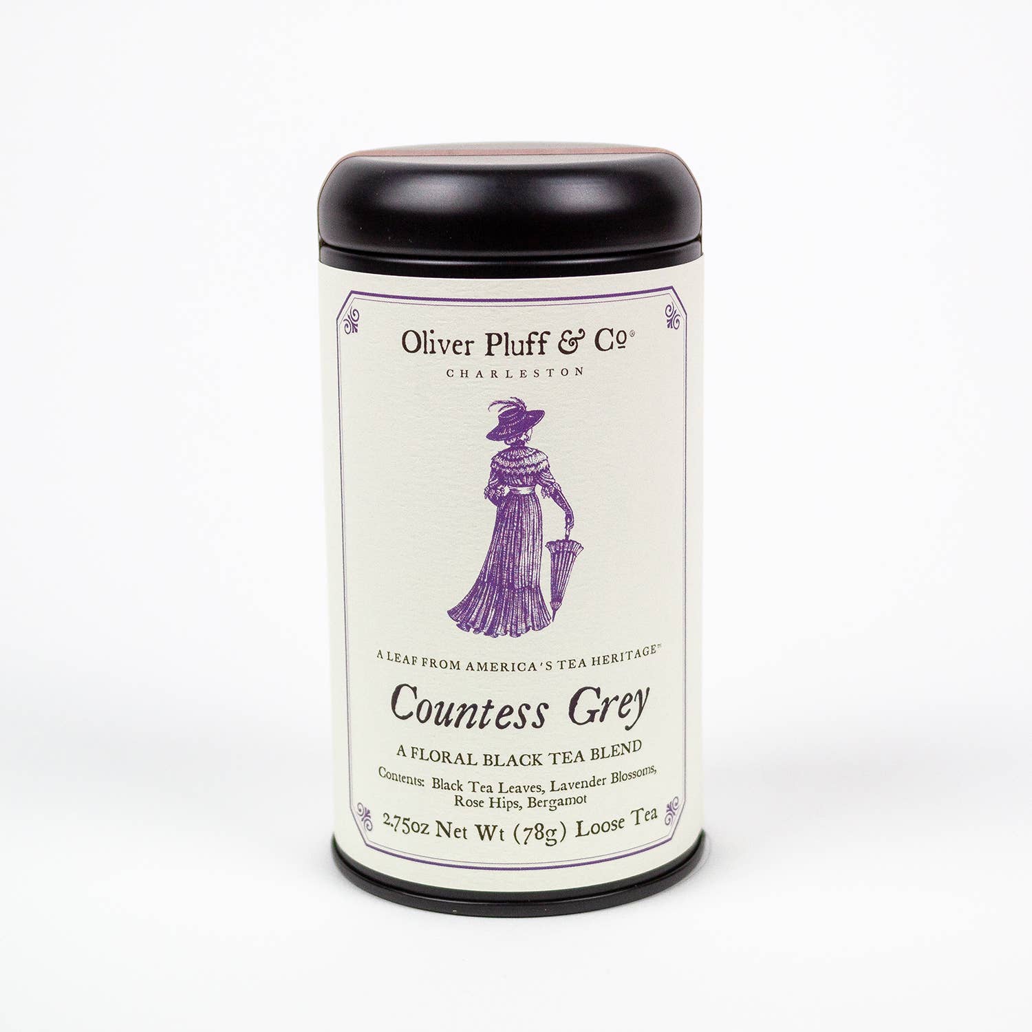 Oliver Pluff & Company - Wholesale Loose Tea - Countess Grey Tea - Loose Tea in Signature Tea Tin2