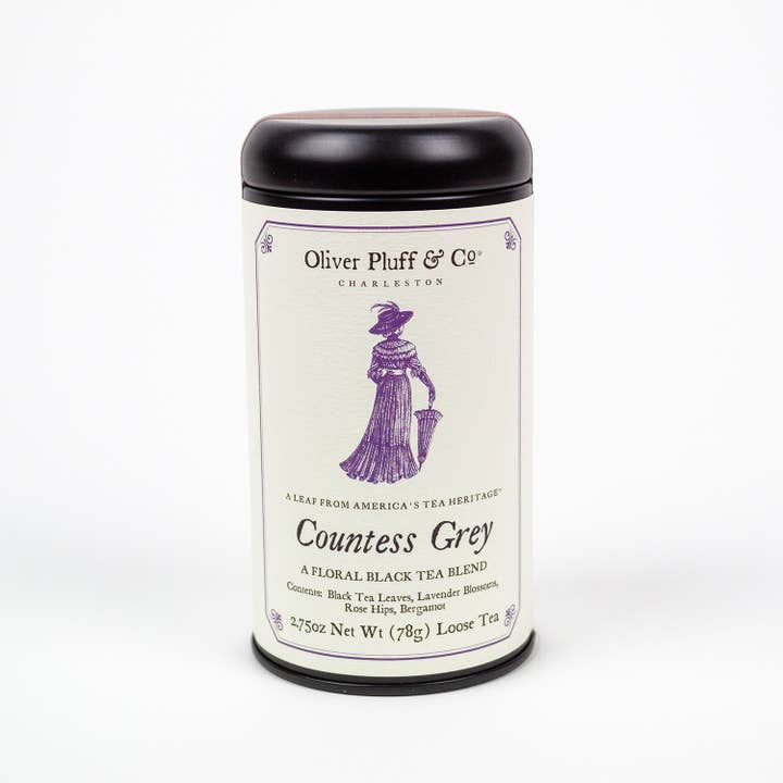 Oliver Pluff & Company - Wholesale Loose Tea - Countess Grey Tea - Loose Tea in Signature Tea Tin2