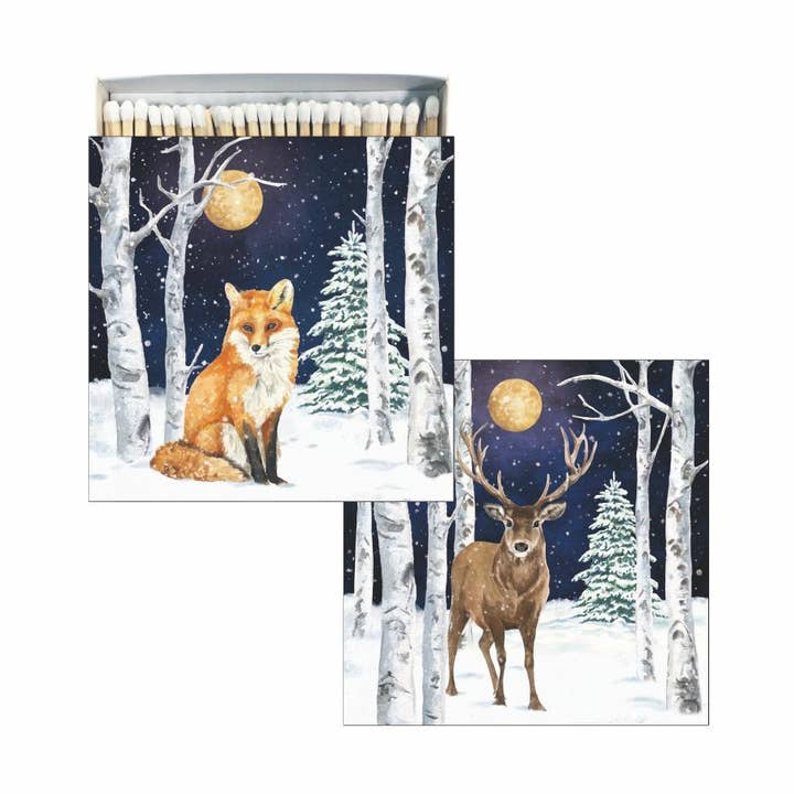 MATCHES, SQUARE-WINTER FRIENDS for wholesale by Paperproducts Design • Ambiente