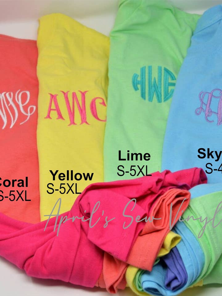 Monogram Monday! for wholesale by April's Sew Vinyl