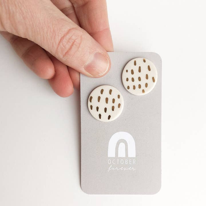 Dash Statement Studs for wholesale by October Forever