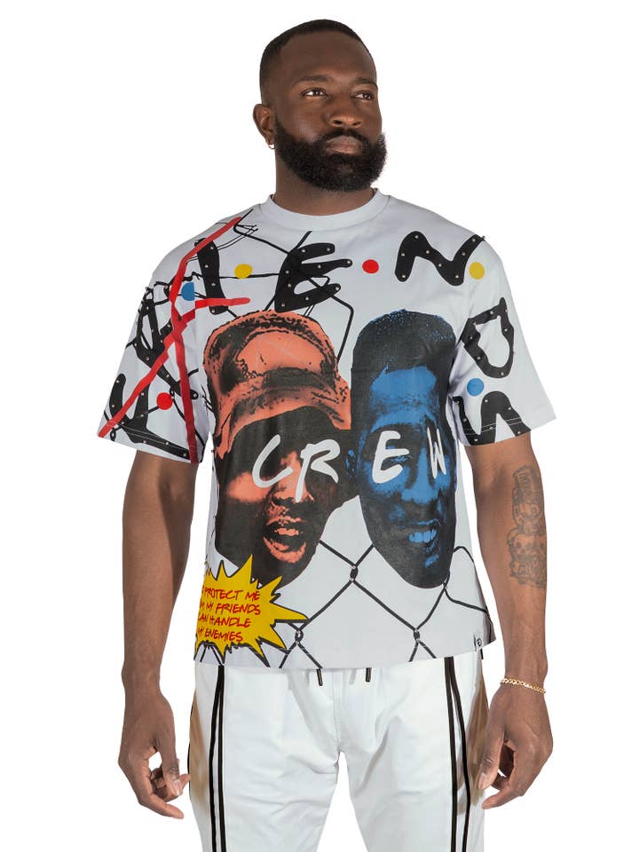 T-shirt F124 Crew Love - Blanc pour la vente par Makobi