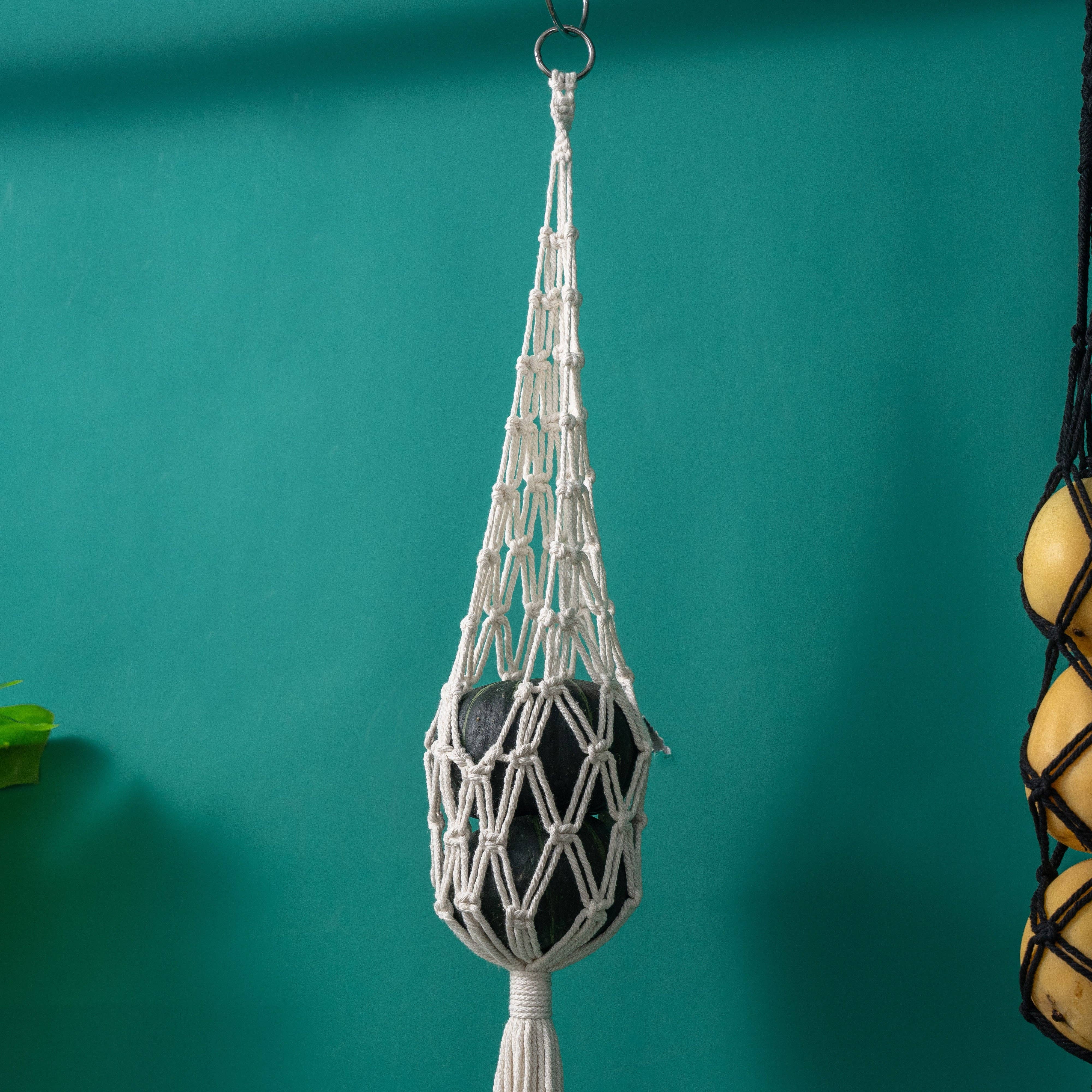 Sparkle Being - Wholesale Kitchen Storage/Organizer - Storage Organize Bag Macrame Wall Hanging For Fruits & Vege2