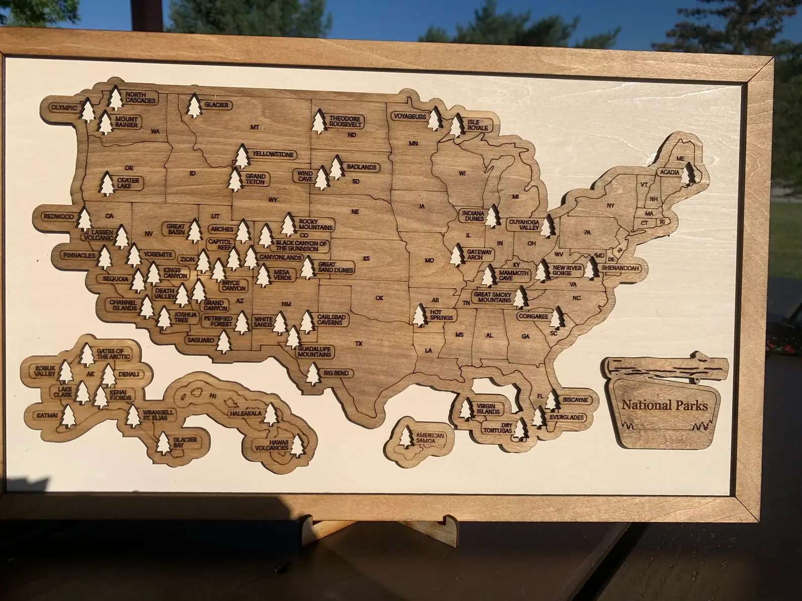 See You On The Trail - Wholesale Map - Fillable National Parks Travel Map - Adventure/Hiking/Camp4