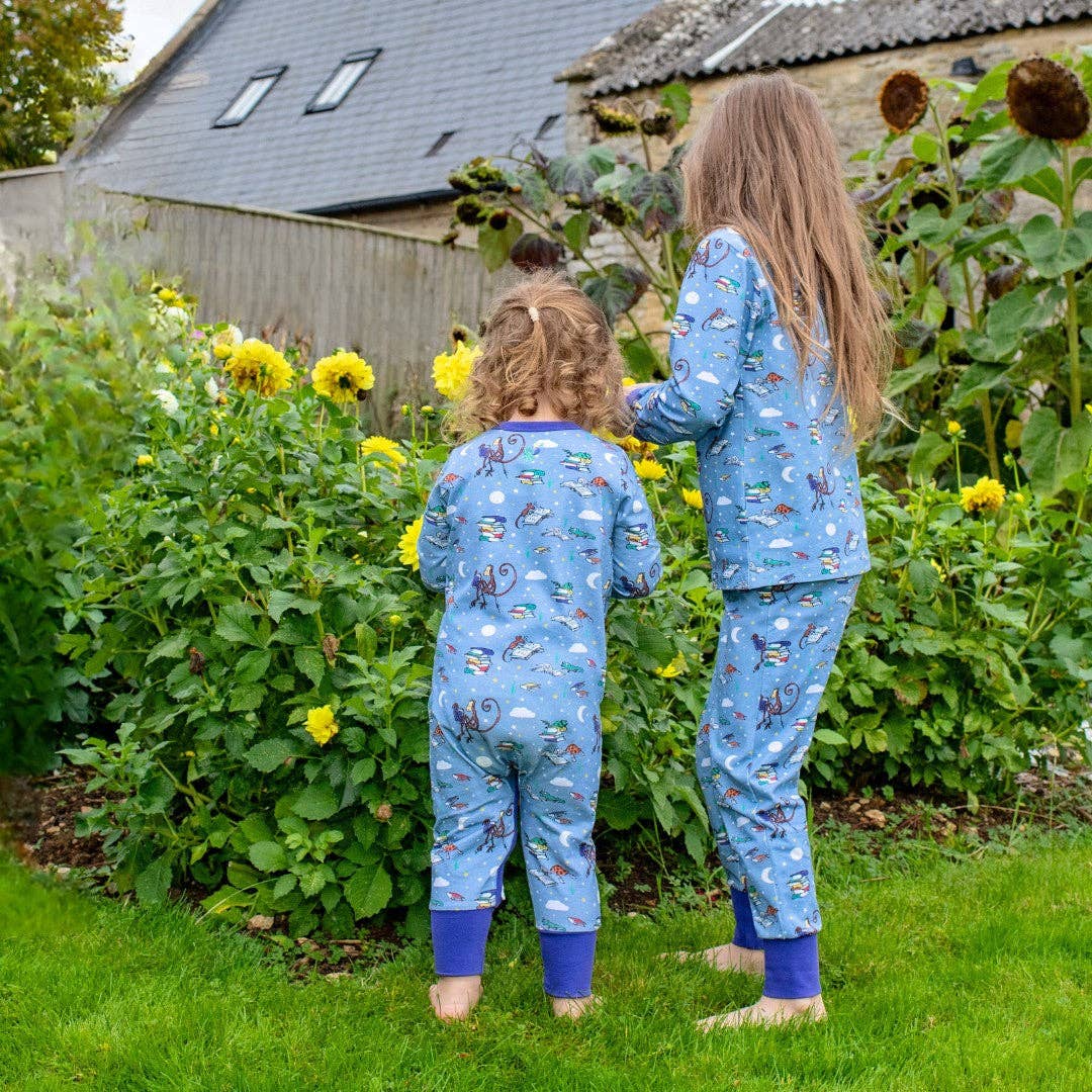 Ducky Zebra: Sustainable Kids' Clothes - Wholesale Sleepsuit - Baby - Roald Dahl x Ducky Zebra 'Storytime' Sleepsuit5