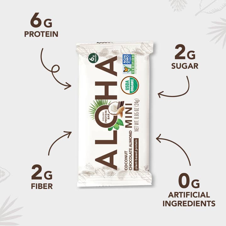 Aloha - Wholesale Snack Bar - Mini Bars - Coconut Chocolate Almond3