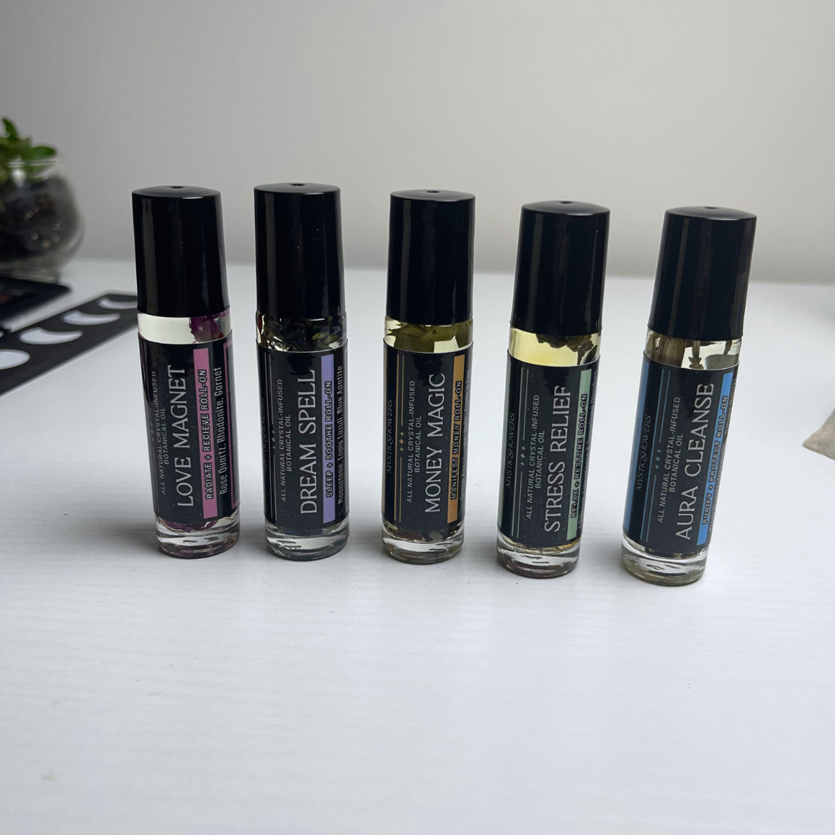 Mystic Showers - Wholesale Essential Oil Roll-On - Crystal Infused Essential Oils Roll On with Botanicals 3
