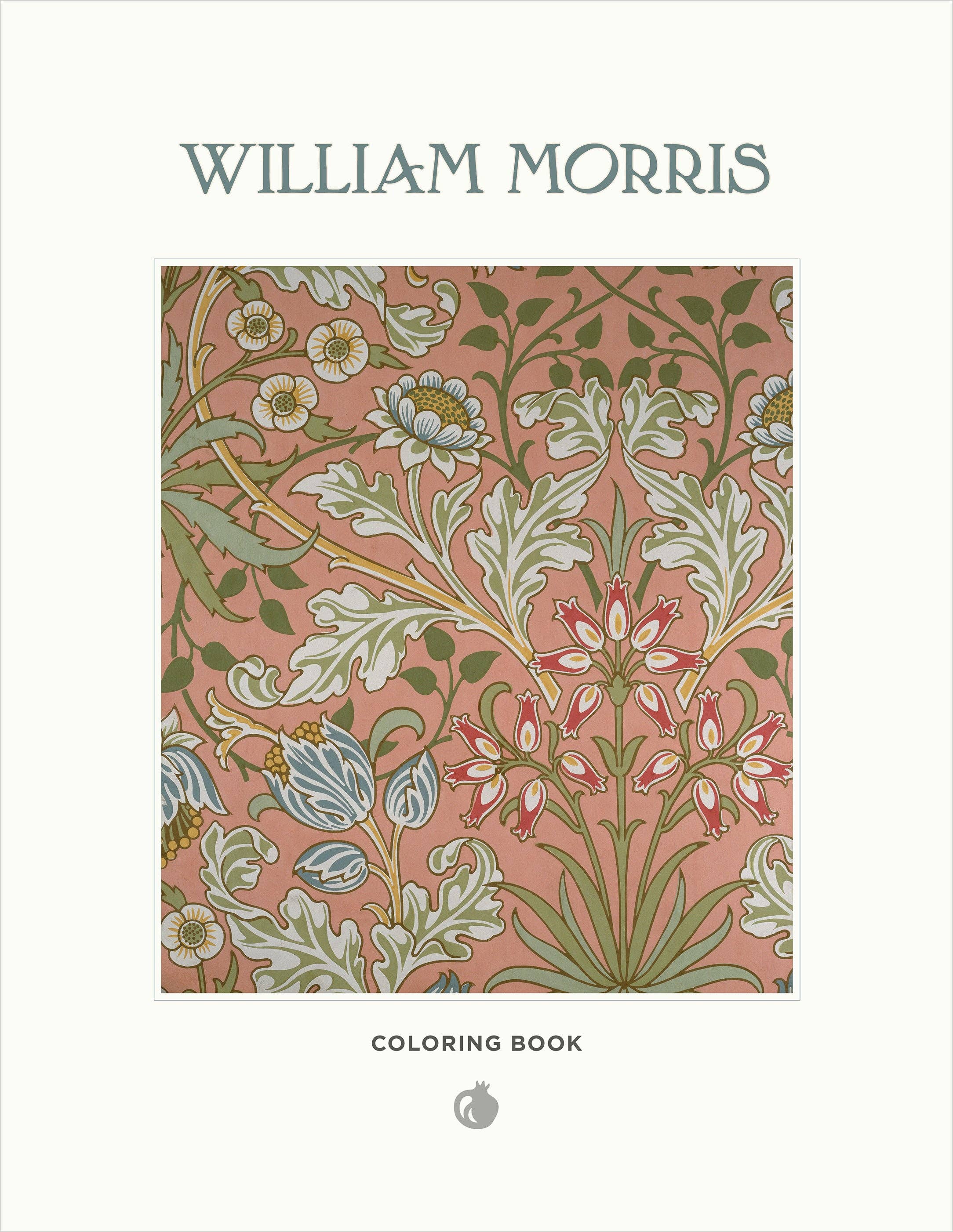 Pomegranate - Wholesale Coloring & Activity Book - Adult - William Morris Coloring Book1