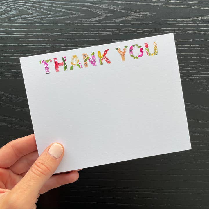 Floral Thank You Card for wholesale by Colle Creative