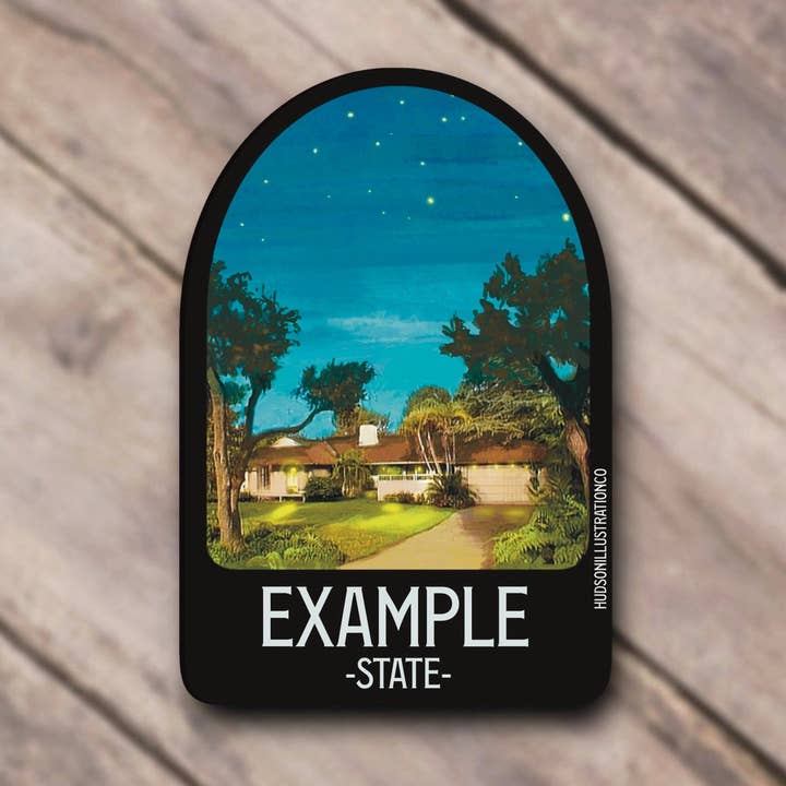 Autocollant/Magnet/Impression/Carte postale pour Airbnb, Restaurant, Musée, Magasin, etc. GROS Autocollant/Magnet/Impression/Carte postale pour la vente par About Town Co