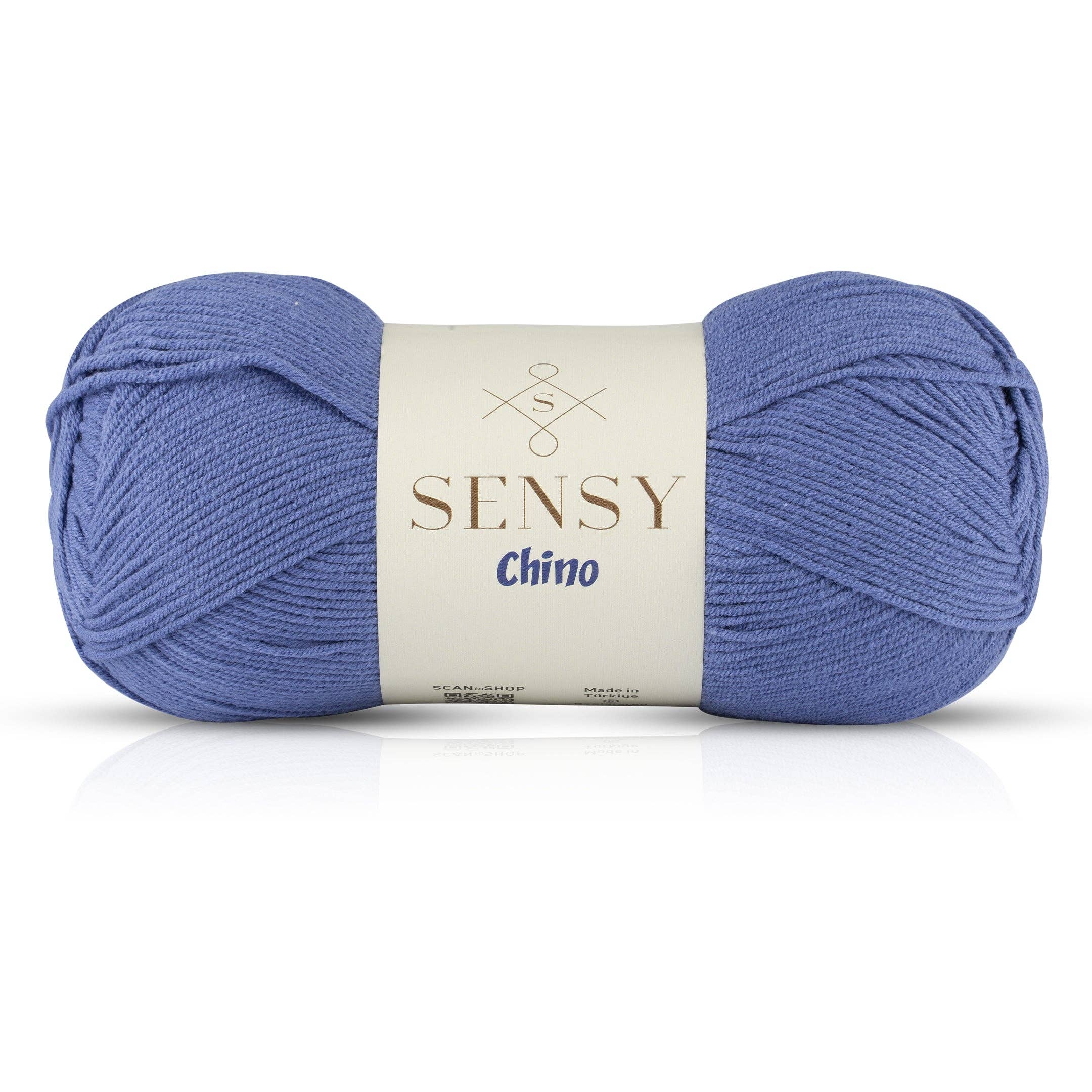 Sensy - Wholesale Yarn - Sensy Chino Soft Cotton Yarn, 3.5 oz, 360 Yards, Gauge 2 Fin10