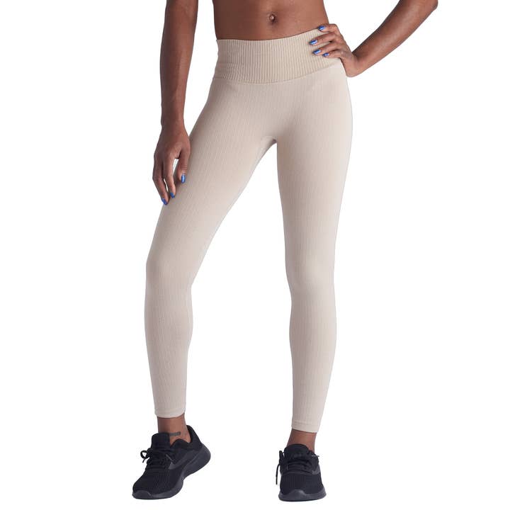 HeadQuarters Leggings senza cuciture a righe per la vendita all'ingrosso da parte di HeadQuarters Clothing