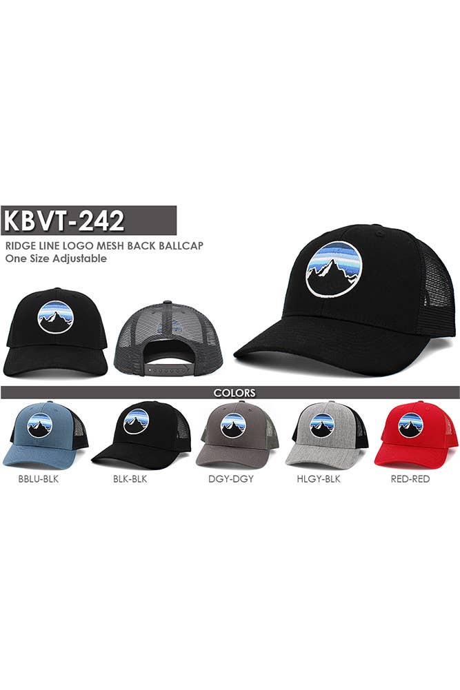 Hana - Vente Casquette de camionneur – unisexe - Casquette de baseball en maille Ridge Line7