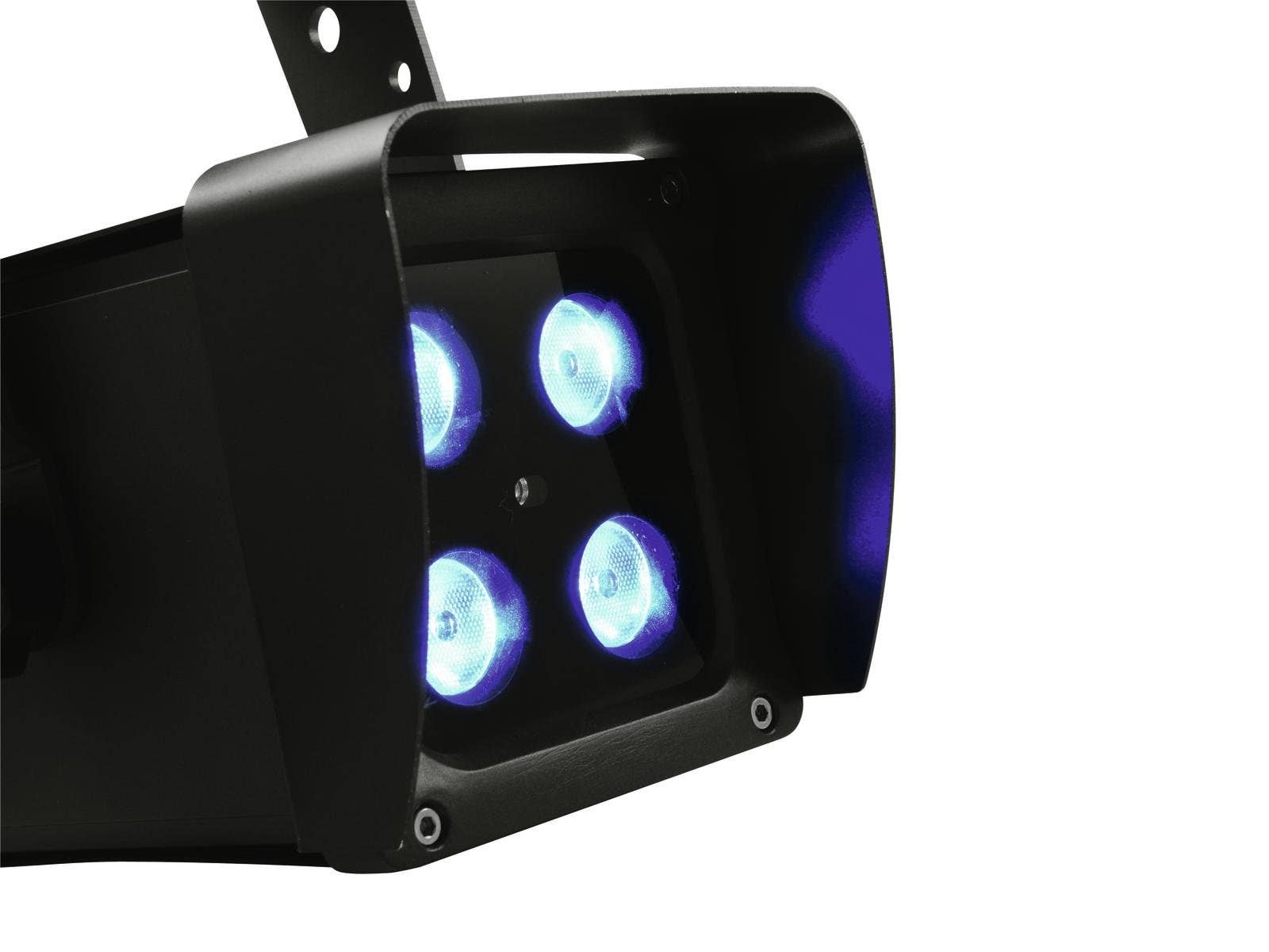 LMT-UK – wholesale Outdoor/lawn light – Eurolite Weather-proof DMX spotlight (IP65) with 4 x 8 W 4in1 LED (RGBW) + ground stake - 40263974611141