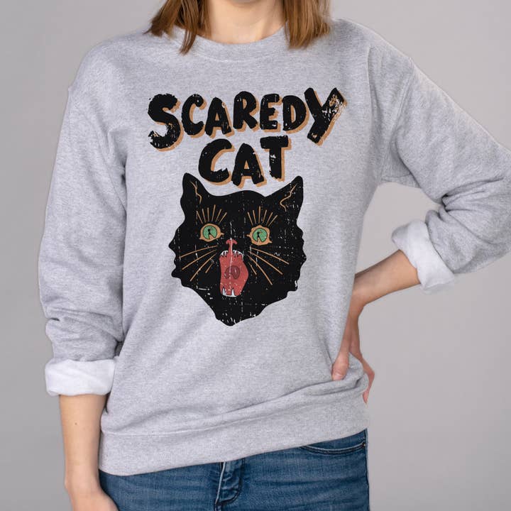 Felpa Scaredy Cat per la vendita all'ingrosso da parte di femfetti