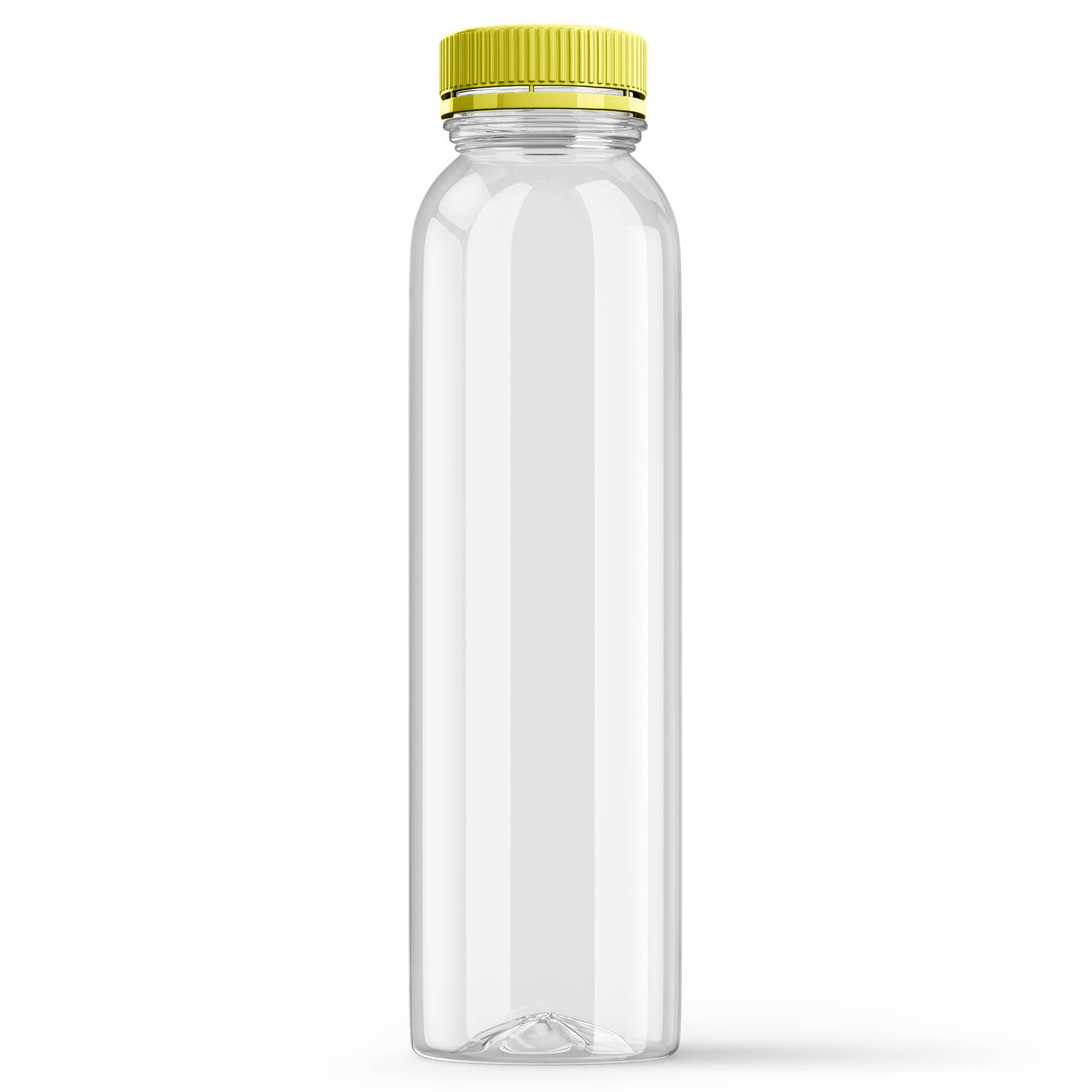 OH YES PLASTICS – Engroshandel Frugtjuice – 12 oz høje runde plastsaftflasker 6