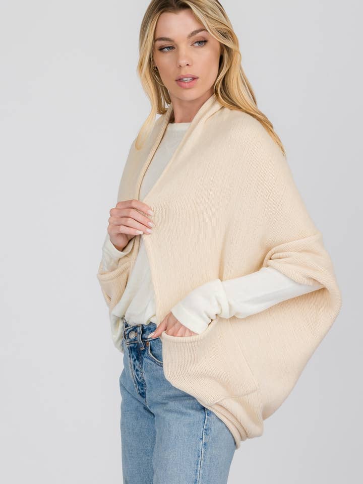 Bolero Style Knit Cardigan for wholesale by Honey J