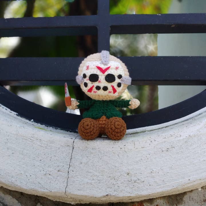 Anh2 LTD – wholesale Stuffed/plush toy – Kids & baby – Crochet Halloween Doll, Amigurumi Doll,Crochet Jason, Freddy9