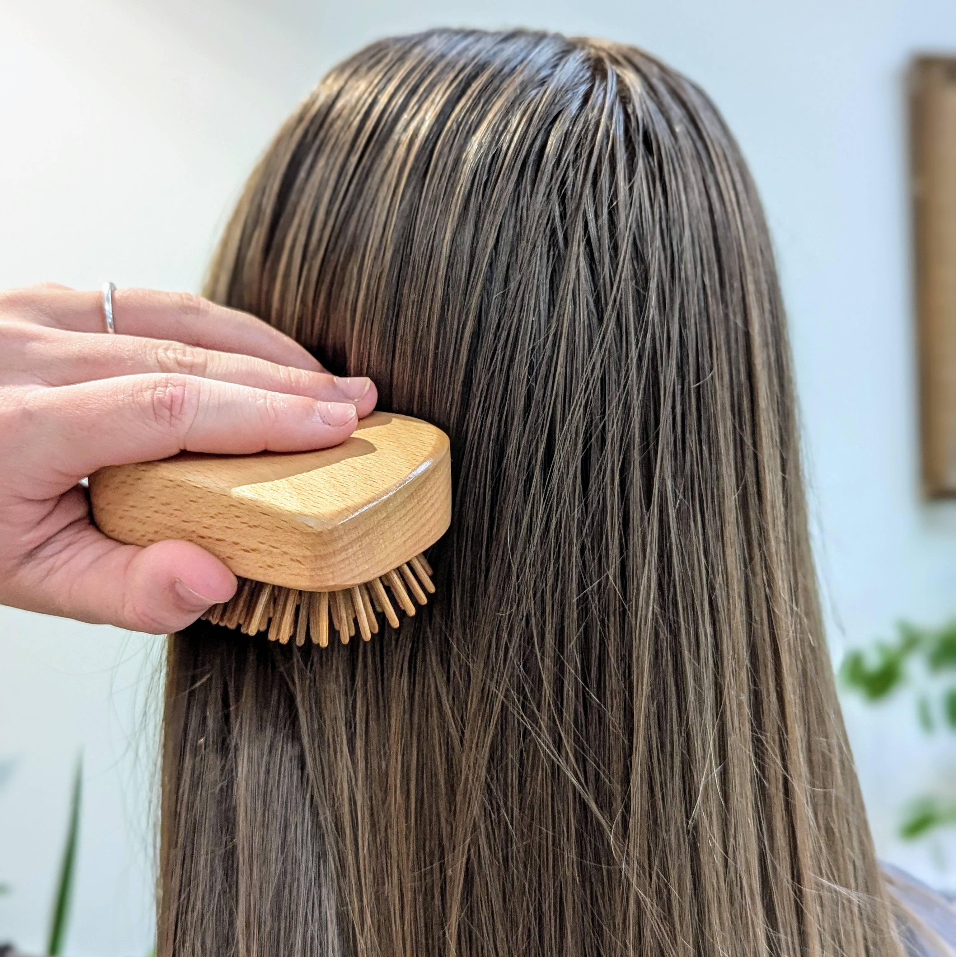 ecojiko - Wholesale Hair Brush/Comb - Wooden Detangling Hair Brush, Bamboo Tangle Teezer6