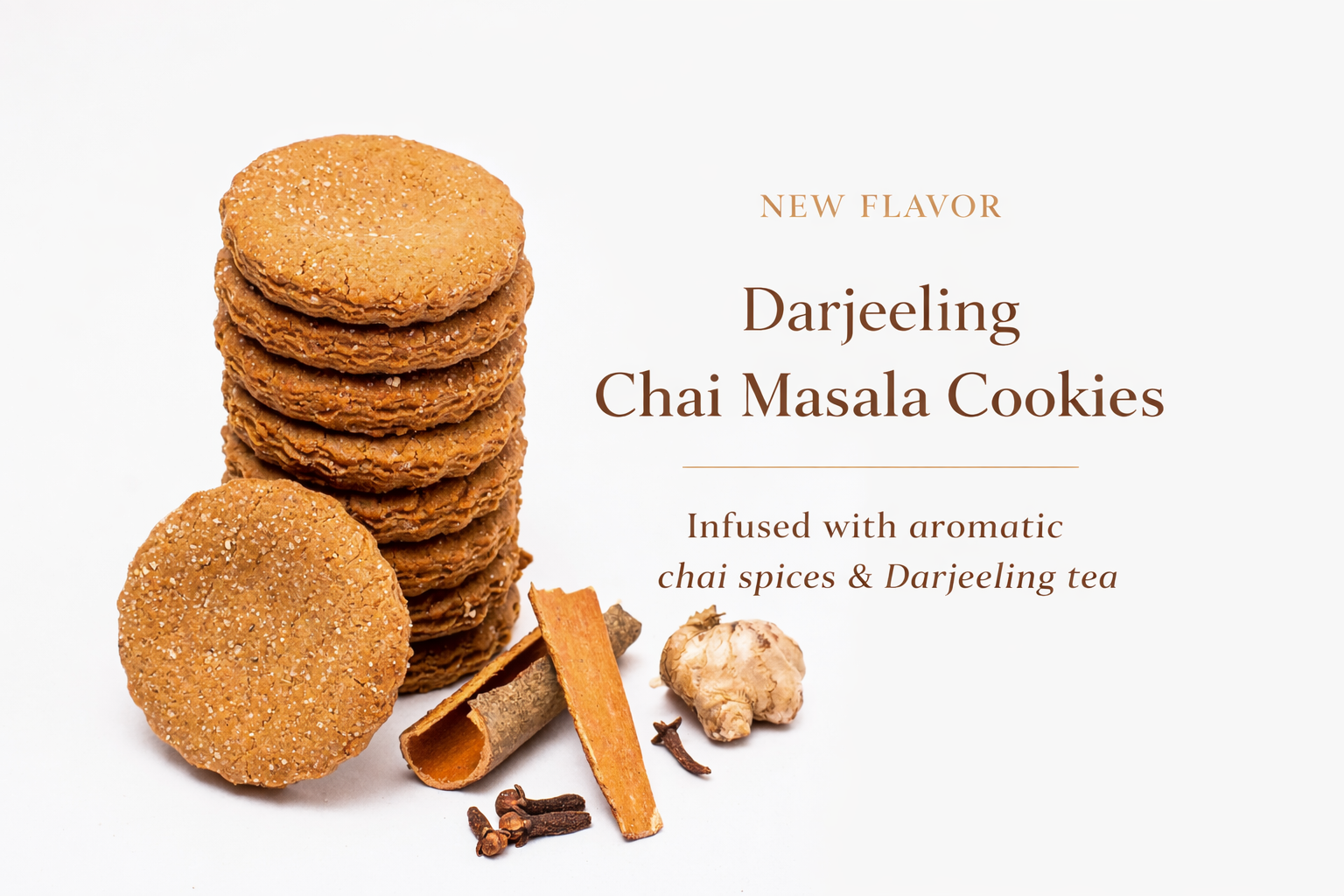 Shubh Kitchen LLC - Wholesale Cookie - Chai Masala Cookies1