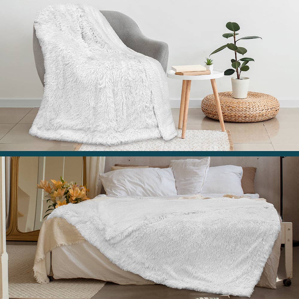 Pavilia - Wholesale Decoratiedeken - Pluche Sherpa Plaid van Imitatiebont54