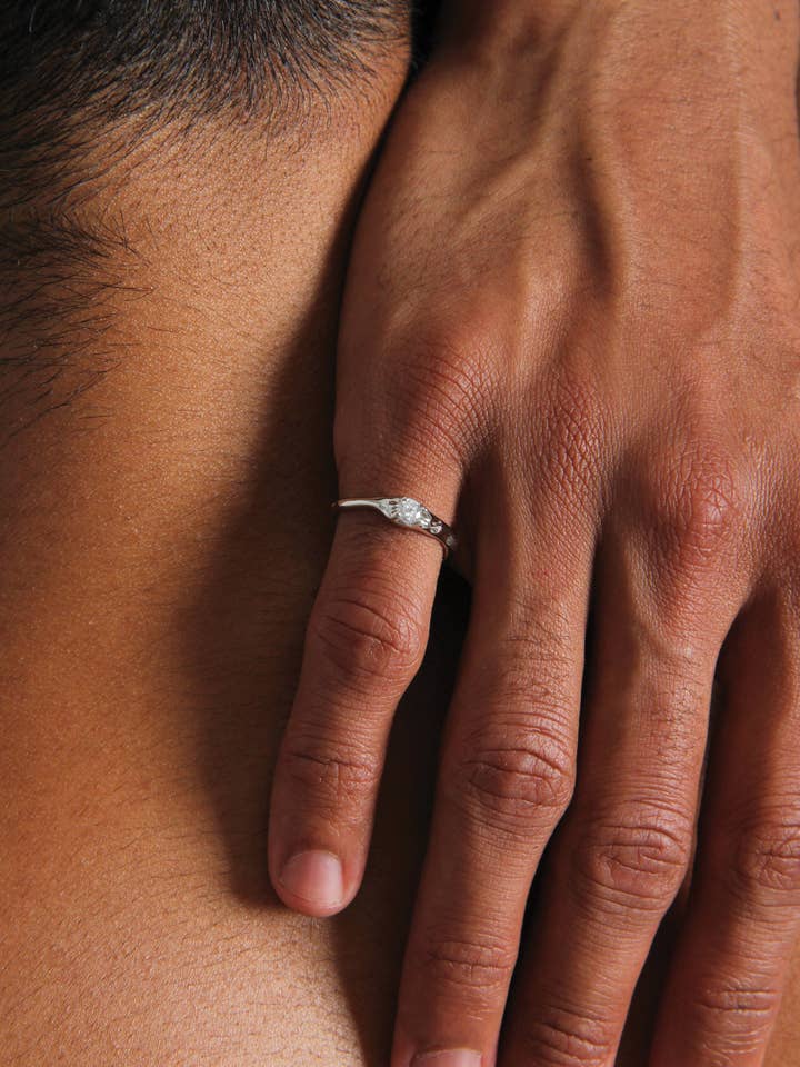 Promise Ring, Sterling Silver for wholesale by Sentient Jewelry