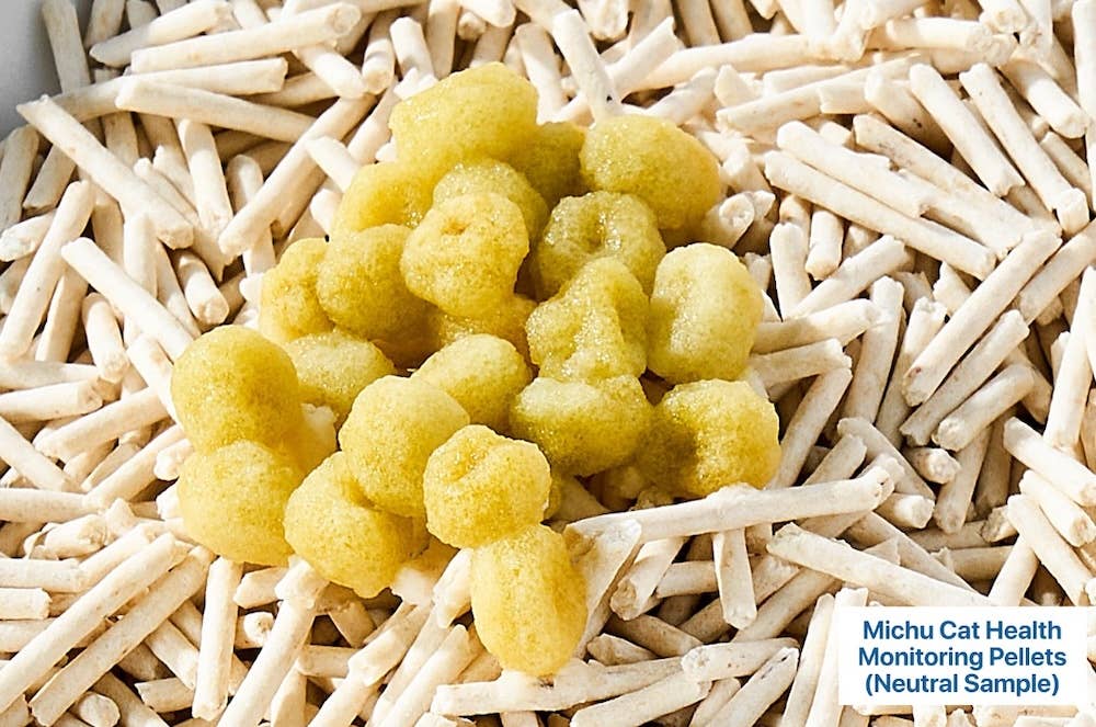 MichuPet - Wholesale Cat Litter - Michu Cat Health Monitoring Pellets - Colour Changing Indica11
