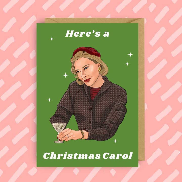 Carol Movie Christmas Card | Cate Blanchett | Lesbian Xmas for wholesale by The Queer Store
