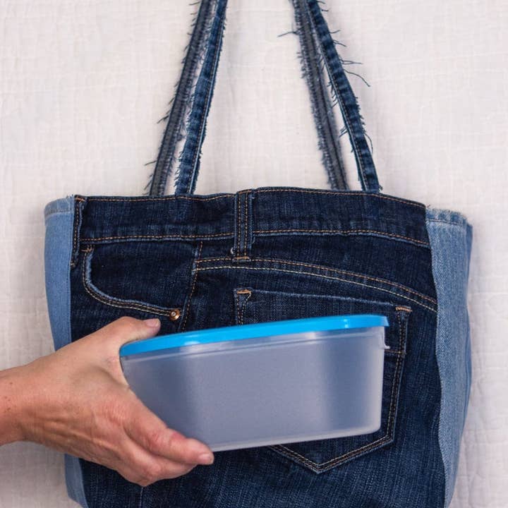 SilkDenim - Wholesale Grocery/Shopping Bag - Silk Denim To Go Bag2