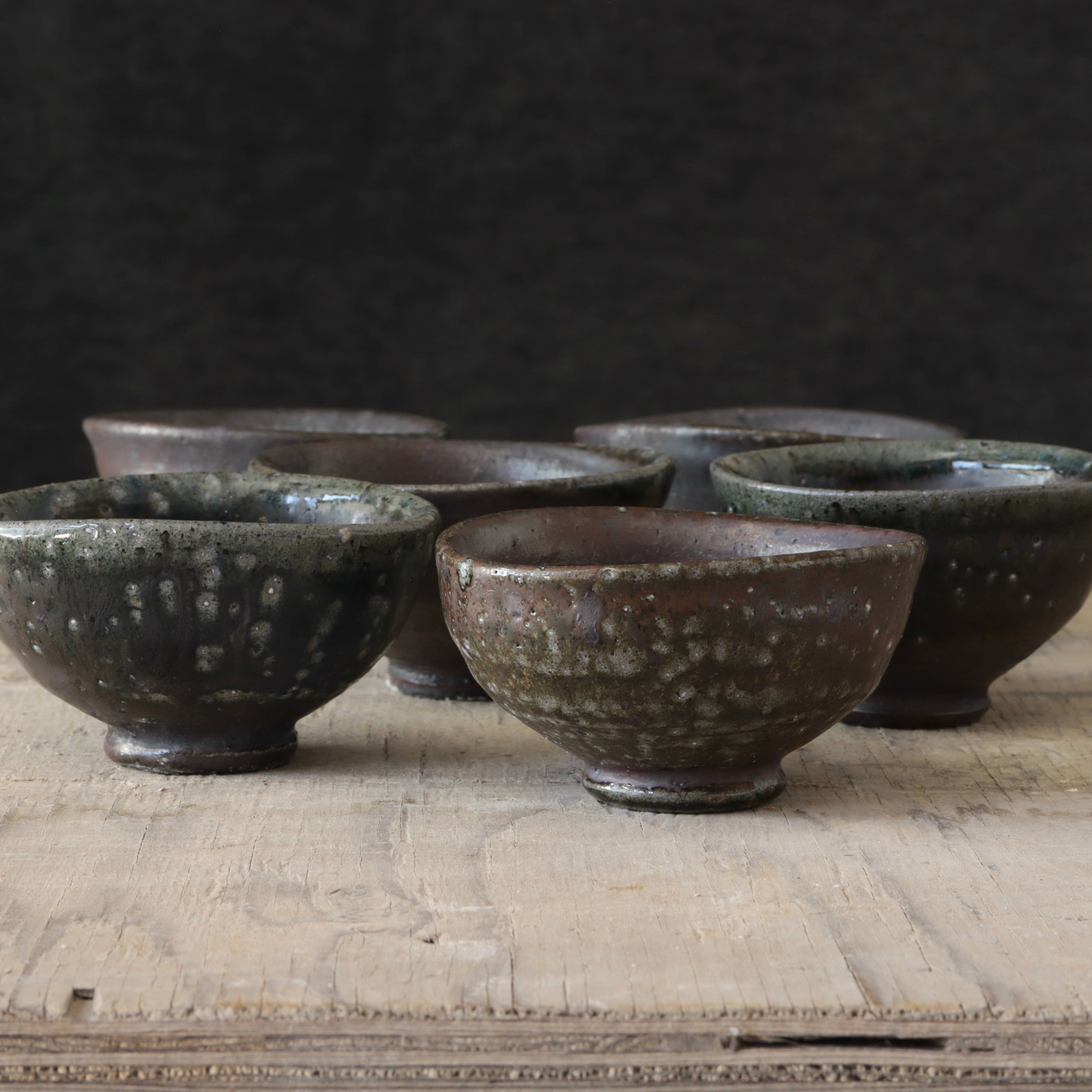 Matt Fishman Pottery - Vente Verre/tasse - Tasses à saké cuites au soda0