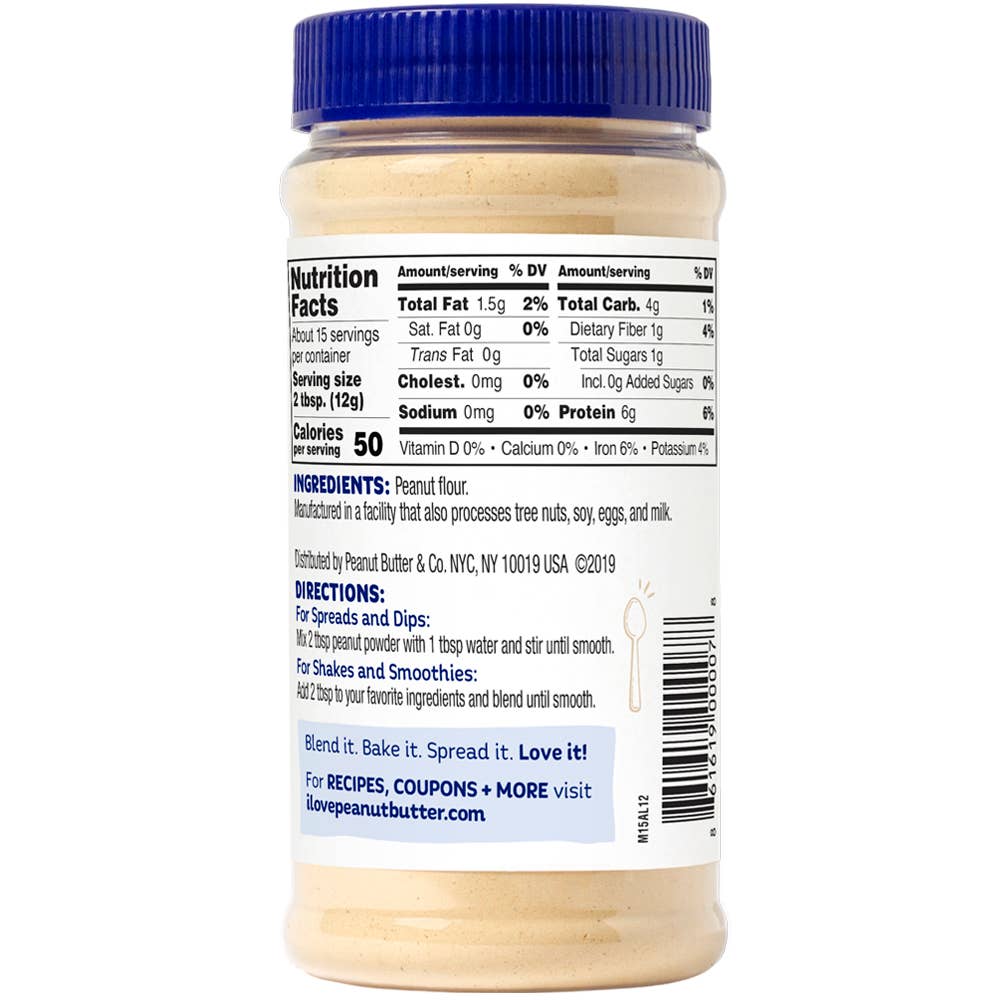 Peanut Butter & Co. - Wholesale Nut Butter - 6.5 oz Peanut Butter & Co. Peanut Butter Powder Pure Peanut1