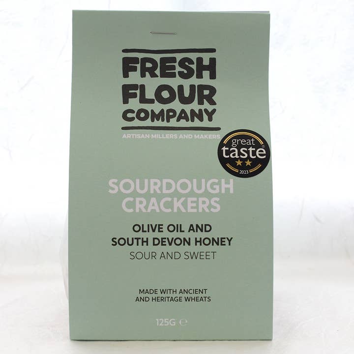 Fresh Flour Company – wholesale Crackers – Sourdough crackers - Honey, Sea salt and olive oil1
