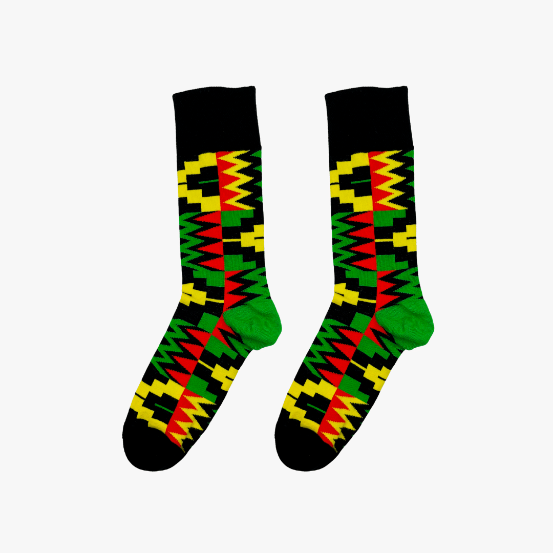 Afropop – wholesale Socks – Unisex – Zion Black2