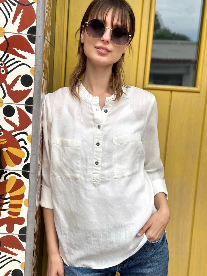 Effortless Popover Shirt for wholesale by Billy T