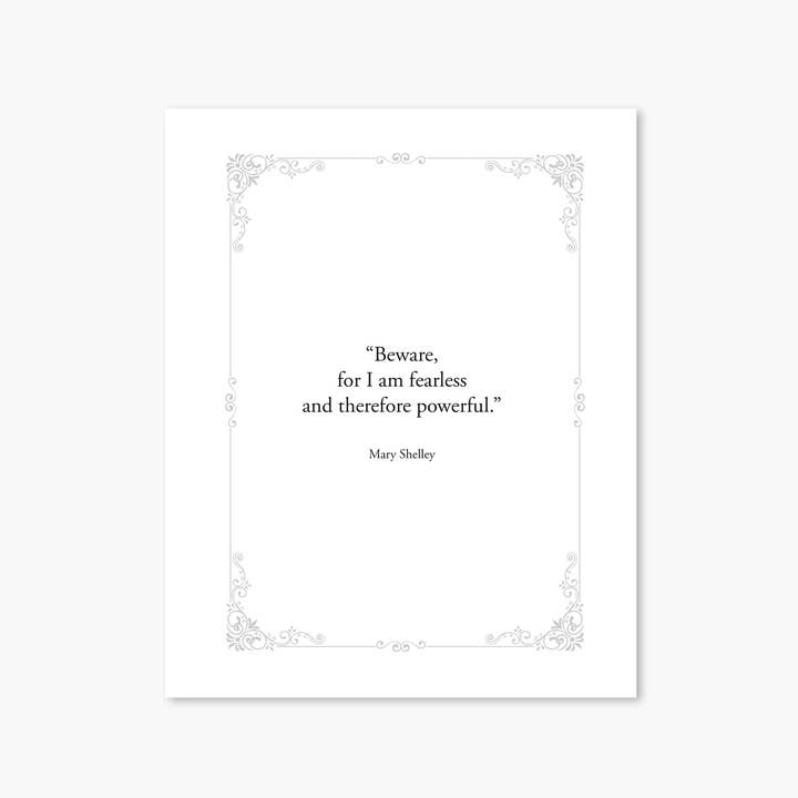 Mary Shelley - impressão de arte de romance clássico por atacado de Footnotes